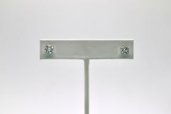 Hearts on Fire 18k White Gold and Diamond Earrings 0.34 cttw