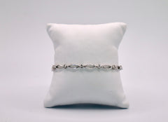 10k White Gold Bracelet