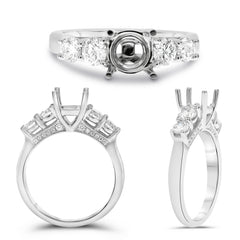 W 18K Ring .79RD
