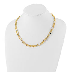 Kelly Waters Gold-plated 8mm 24 inch Figaro Chain