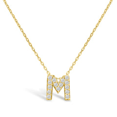Letter of Mine, Let It Shine! Letter M( Gold plated)