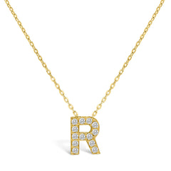Letter of Mine, Let It Shine! Letter R( Gold plated)