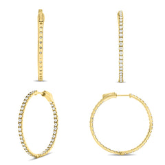 Y Hoop Earring 1.00RDB (1.00" Diameter Round)