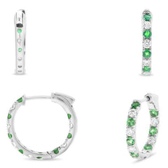 Round Tsvarite Earring 16 TSV - 0.65 12 RDB 0.42