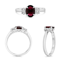 Plat Ring .26OV 1.52RB (GIA)