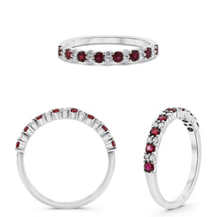 W Ring Band 1/2 Way Around .18RDB .38RB