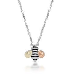 Black Hills Gold Sterling Silver bee pendant