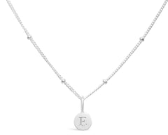 Mini Love Letter E Necklace (SILVER)
