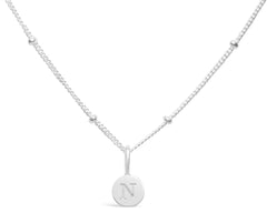 Mini Love Letter N Necklace(SILVER)