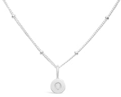Mini Love Letter O Necklace(SILVER)