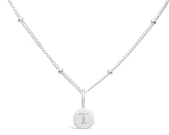 Mini Love Letter T Necklace(SILVER)