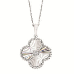 0.04 Ctw. Diamond Pendant In 14K Gold With 18" Chain