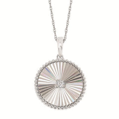 0.04 Ctw. Diamond Pendant In 14K Gold With 18" Chain