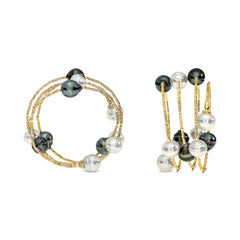 Y 18K Pearl Bracelet SS/TAH 9.0+MM