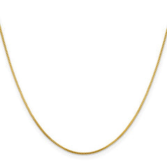 Gold-plated Sterling Silver .8mm Box Chain