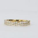 18K W Fancy Figure 8 Band 0.68 D