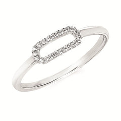 0.07 Ctw. Diamond Fashion Ring In Sterling Silver