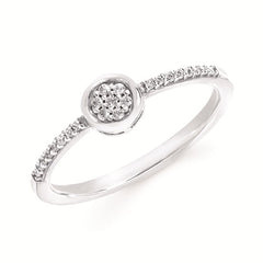 1/10 Ctw. Diamond Ring In Sterling Silver