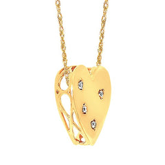 S/V-C Sterling Silver Heart Pendant