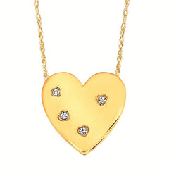 S/V-C Sterling Silver Heart Pendant