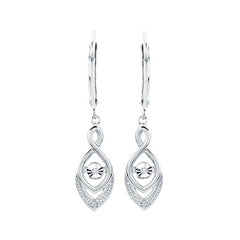 Shimmering Diamonds® Earrings With .02 Ctw. Diamonds In Sterling Silver
