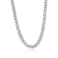 Stainless Steel 6mm Cuban Chain Necklace