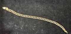 14KY Fancy Link 8" Bracelet
